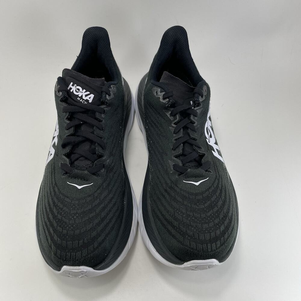 Hoka One One Mach 4 Running Shoes Womens Size 9.5 B Black Athletic Sneakers - Picture 11 of 11